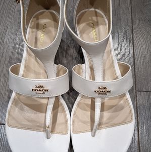 Coach wedge sandals